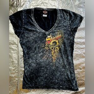 Harley-Davidson, Sturgis, V-neck Tee, M, 2013